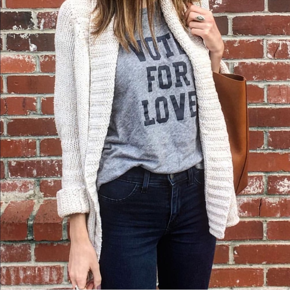 JCrew Vote For Love T-Shirt